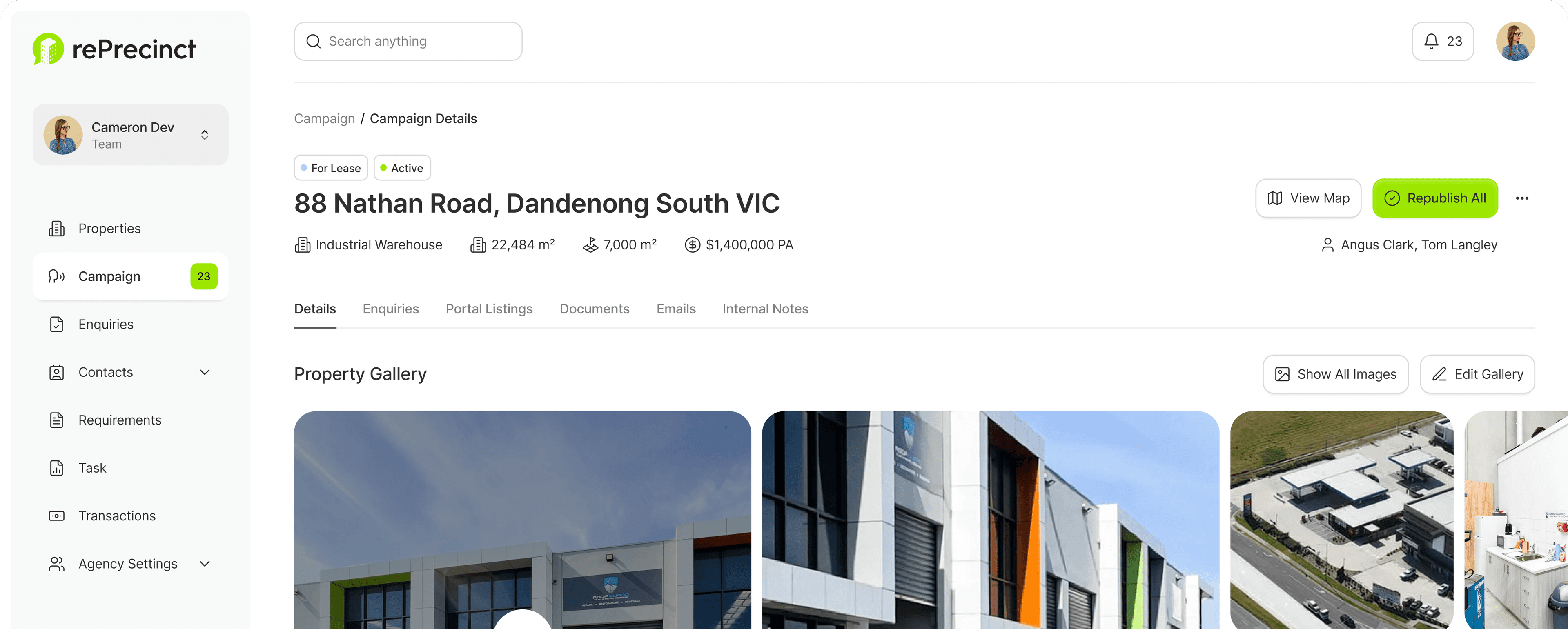 Hero section thumbnail